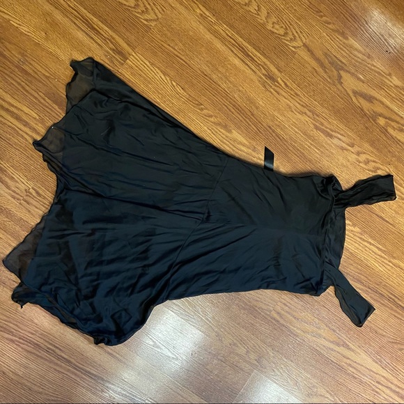 Vintage Y2K Mesh Dress Y2K Dress Sheer Dress Homecoming Prom Black Slip Dress - Picture 14 of 14